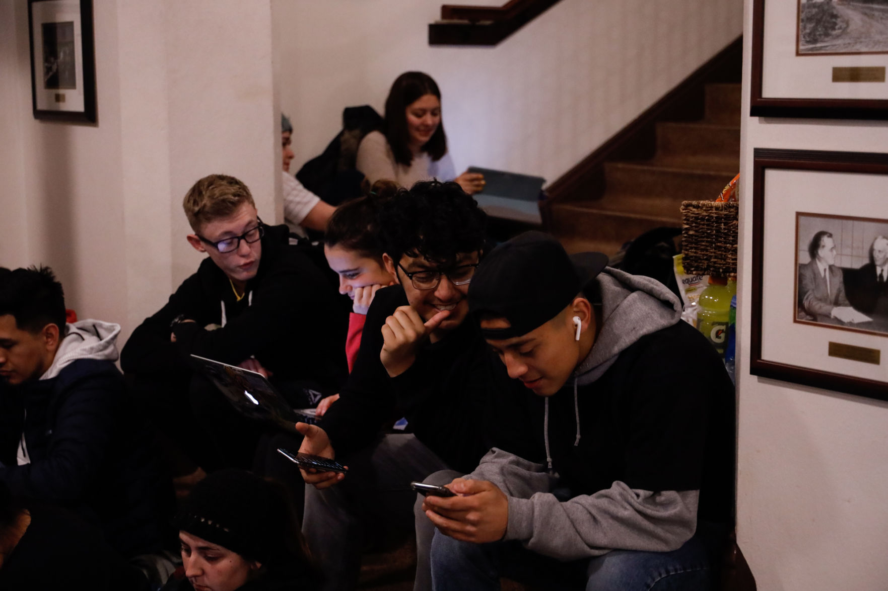 Evans sit-in